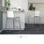 Ikea 2x stackable black Glenn bar stools, each 2 thumbnail