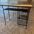 Mid century modern vintage Formica Top Iron Mesh Desk 1 thumbnail