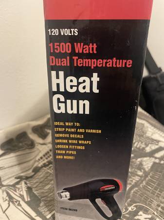 Drill Master 120 volt 1500 Watt Heat Gun Cash only 1