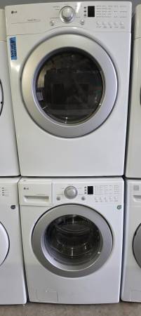 LG washer and electric dryer set 1