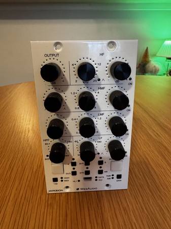 WesAudio Hyperion Stereo EQ with Digital Control - 500 Series 1
