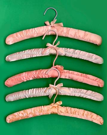5 Padded Satin Hangers 1