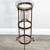 Antique Wrought Iron Glass Cloche Candle Holder Stand Vase 1 thumbnail