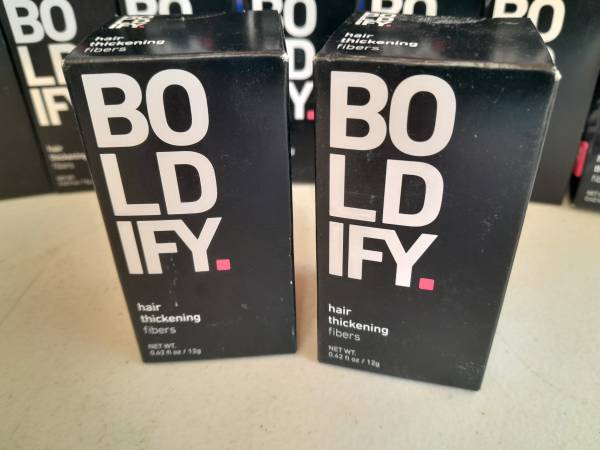 Boldify Hair Thickening Fibers For Men/Women Dark Brown Only 2 Boxes 1