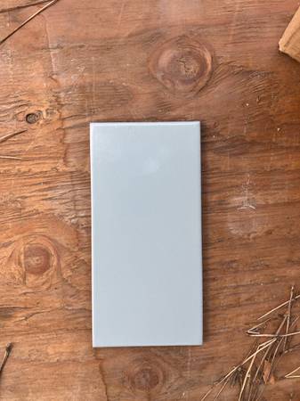 Fireclay 4x8” tiles in river mist, 101 pieces, >22sf 1