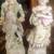Vintage Walls Porcelain Colonial Japan Courting Couple Lamp Fixures 23” Tall 1 thumbnail