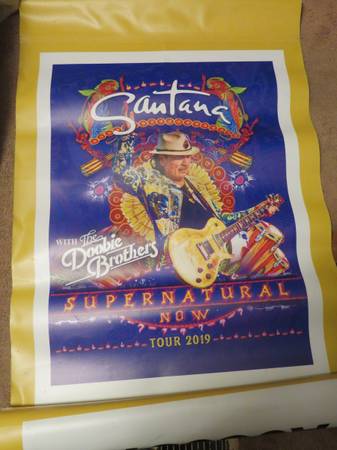 Carlos Santana with Doobie Brothers 2019 Poster 1