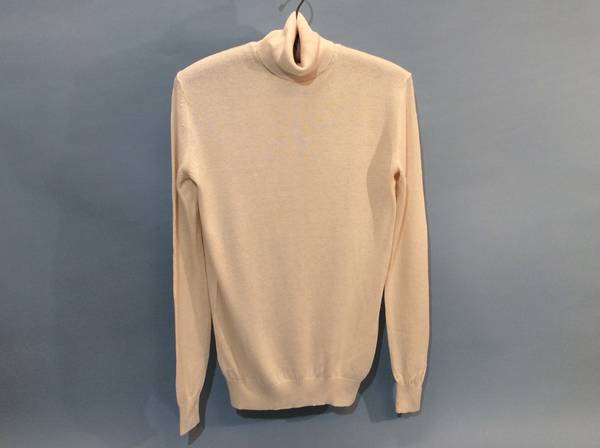 Moda International Creamy White Silk Cashmere Sweater M 1