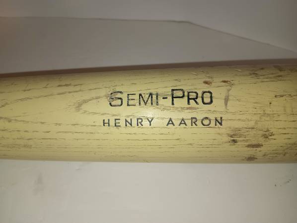 Henry Aaron Baseball Bat 1