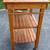 Solid Wood Rolling Kitchen Cart / Butcher Block Island – Shelves + Casters 6 thumbnail