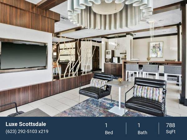 $1,802 / 1br - 788ft2 - Your Home at Luxe Scottsdale! (8444 E Indian School Rd Scottsdale AZ 85251)64024992917634120