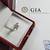 GIA F/VS1 Diamond Brilliant Princess 100% Natural Engagement Ring 2 thumbnail