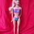 Lot of 3 Barbie Dolls Toy with outfits Bathing Suit Long dress Capris 2 thumbnail