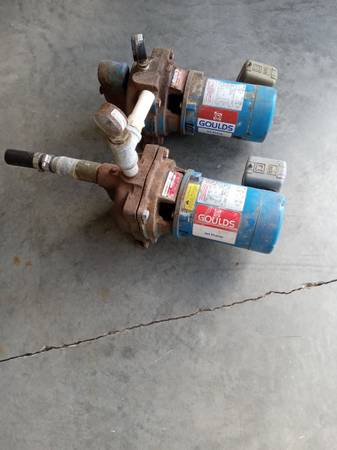 2 Goulds jet pumps 1