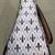 Purse Black and Gray Fleur De Lis 4 thumbnail