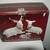 3 pc Porcelain Deer Family XMAS 9 thumbnail
