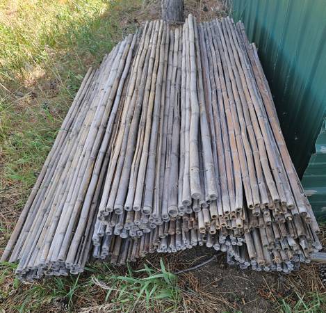 EXTRA LARGE BAMBOO PRIVACY FENCING SECTIONS $40 EACH PAID $130 EACH 1