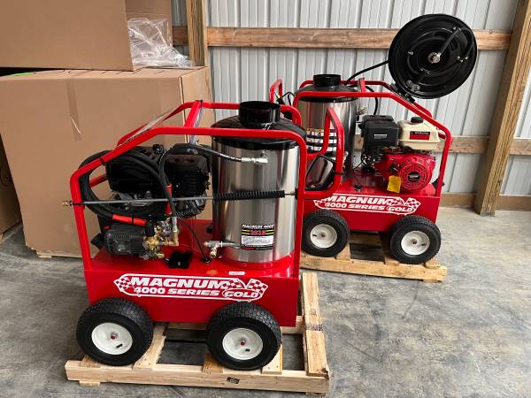 Heated Pressure Washer 4000 psi 3.5 gpm Diesel oil fired 1