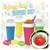 Slushie Cup Maker Squeeze, DIY Quick Frozen Magic Cup Slushy With Lids 6 thumbnail