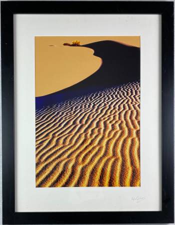 Abe Ordover "Dune" Psychedlic Art Photograph Desert Sand Dune Framed 1