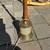 Brass and teak mid century lamp with night light  A233 3 thumbnail