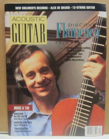 Acoustic Guitar Magazine Vol 2, #2 Sept/Oct 1991 Paco Peña Flamenco 1