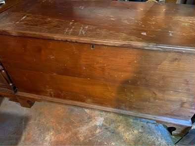 Antique Dovetailed Trunk 1