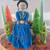 Vintage / Antique Half Doll Swoop Skirt Porcelain Doll 21 thumbnail
