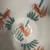 Vintage pair of Asian large fish bowl planters flower pots with stand 3 thumbnail