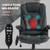 HOMCOM 6 Point Vibrating Massage Office Chair with Heat 4 thumbnail