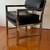 Vintage Mid Century Modern Milo Chrome & Black Leather Chair FOR SALE 4 thumbnail