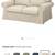 IKEA UPPLAND Loveseat, Kilanda light beige 1 thumbnail