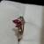 New 14k Ruby and Diamond Ring 1 thumbnail