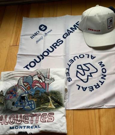 CFL ALOUETTES MONTREAL FOOTBALL STUFF BRAND NEW LIMITED EDITION 1