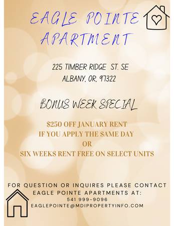 Eagle Pointe Apartments - SIX WEEKS RENT FREE - 1