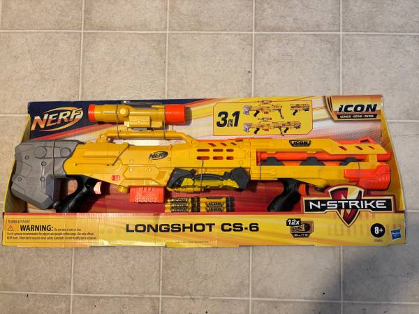 NERF long short CS-6 still in original packaging 1