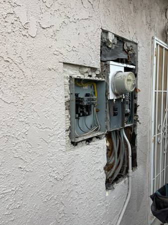 Electrical work panel upgrade,recessed light etc 1