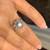 Natural Diamond in18K White Gold Engagement or Cocktail Ring (Size 7) 20 thumbnail