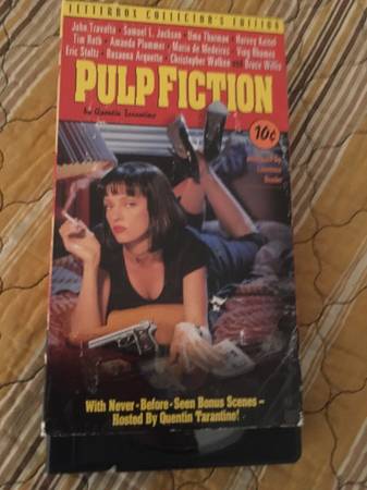 Rare vhs tape pulp Fiction 1