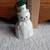 Vintage Belleek Snowman W/Shamrock Top Hat Ornament 1 thumbnail