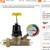 Water Pressure Regulator with Gauge. Apollo 3/4 in. Bronze Double Unio 2 thumbnail