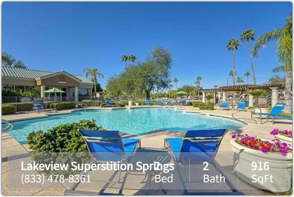 $1,458 / 2br - 916ft2 - ¡Un lugar ideal para relajarse y descansar! ¡Hermoso vecindario! (Mesa)64047539972354121