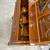 Vintage Geogre II styl bured wood yew wood 2 part bookcase and secretary desk 11 thumbnail
