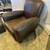Vintage Genuine Brown Leather Club Lounge Chair and Ottoman 3 thumbnail
