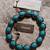 NWT CHICO'S CONVERTIBLE SILVER TONE FASHION BRACELET wirh 2 SHADES OF BLUE STONE 5 thumbnail