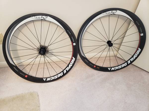Profile Design Altair 52 carbon wheels - bicycles - by owner