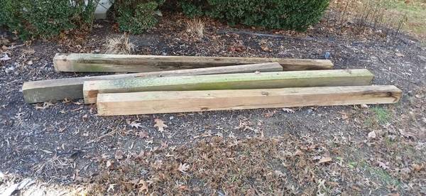 4 6x6 posts - $50 for all 4 1