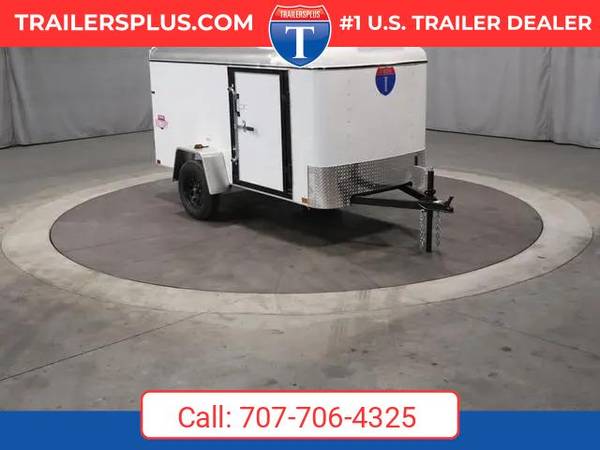 2026 Interstate 5 X 10 Victory Enclosed Cargo Trailer White 1