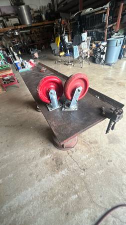 8” polyurathane casters 1