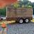 6 1/2' x 12' Tandem Trailer Utility flat bed or vending Heavy Duty 1 thumbnail